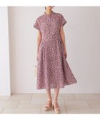 【組曲/KUMIKYOKU】のフラワーガーデンプリント ワンピース ベージュピンク系|ID: prp329100004926406 ipo3291000000036965120