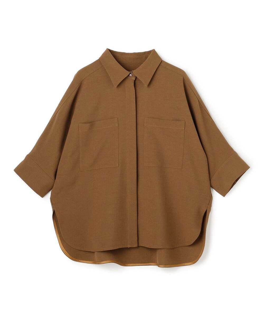 【アンクレイヴ/uncrave】のウォッシャブルドライサップ ドルマンシャツ インテリア・キッズ・メンズ・レディースファッション・服の通販 founy(ファニー) 　ファッション　Fashion　レディースファッション　Fashion for Women　トップス・カットソー　Cut & Sew Tops　シャツ・ブラウス・オフィスカジュアル　Elegant Blouses & Button-Ups　春　Spring　サスペンダー　Suspenders, Braces　ジャケット　Jacket, Outerwear　ワイド　Wide, Wide Fit　S/S・春夏　SS, Spring/Summer, Warm Season　夏　Summer　2025年　2025　2025-2026秋冬・A/W　Autumn/Winter 2025–26 AW25–26　キャメル|ID: prp329100004926407 ipo3291000000036965123