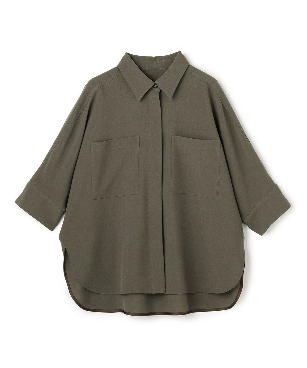 【アンクレイヴ/uncrave】のウォッシャブルドライサップ ドルマンシャツ インテリア・キッズ・メンズ・レディースファッション・服の通販 founy(ファニー) 　ファッション　Fashion　レディースファッション　Fashion for Women　トップス・カットソー　Cut & Sew Tops　シャツ・ブラウス・オフィスカジュアル　Elegant Blouses & Button-Ups　春　Spring　サスペンダー　Suspenders, Braces　ジャケット　Jacket, Outerwear　ワイド　Wide, Wide Fit　S/S・春夏　SS, Spring/Summer, Warm Season　夏　Summer　2025年　2025　2025-2026秋冬・A/W　Autumn/Winter 2025–26 AW25–26　スレート|ID: prp329100004926407 ipo3291000000036965124