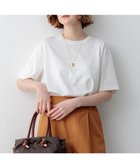 【23区/NIJYUSANKU】のスビンギザコットン フレア Tシャツ 人気、トレンドファッション・服の通販 founy(ファニー) ファッション Fashion レディースファッション Fashion for Women トップス・カットソー Cut & Sew Tops シャツ・ブラウス・オフィスカジュアル Elegant Blouses & Button-Ups ロングTシャツ・Tシャツ Longline T-Shirts & Tees カットソー・ベーシックTシャツ Cut-and-Sewn Tops / Stretch Tees & Basics 春 Spring カットソー Cut and Sewn Top シルク Silk, 100% Silk シンプル Simple, Minimal デニム Denim, Jeans Material バランス Balance, Style Balance パターン Pattern, Design Print フレア Flare, Flared ベーシック Basic, Essential ボトム Bottoms, Lower Wear S/S・春夏 SS, Spring/Summer, Warm Season 夏 Summer 2026年 2026 thumbnail ホワイト系|ID: prp329100004926432 ipo3291000000036965236