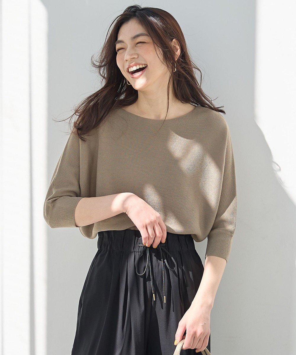 【エニー/ANY】のアクリルガーターニット インテリア・キッズ・メンズ・レディースファッション・服の通販 founy(ファニー) 　ファッション　Fashion　レディースファッション　Fashion for Women　トップス・カットソー　Cut & Sew Tops　ニット　Knit Tops & Sweaters　おすすめ　Recommended / Our Picks　セーター　Sweater, Knitwear　リラックス　Relax, Relaxed Fit　エレガント 上品　Elegant　夏　Summer　春　Spring　S/S・春夏　SS, Spring/Summer, Warm Season　洗える　Machine Washable　モカ|ID: prp329100004926435 ipo3291000000036965252