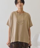 【アメリカンホリック/AMERICAN HOLIC】の半袖コクーンカットプルオーバー Gray Beige|ID: prp329100004926436 ipo3291000000036965259