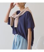 【アメリカンホリック/AMERICAN HOLIC】の半袖コクーンカットプルオーバー Navy|ID: prp329100004926436 ipo3291000000036965262