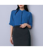 【アイシービー/iCB】の【人気のため新色追加・接触冷感・UVケア・速乾・洗える】BackSatinAmunzen 5分袖バンドカラーブラウス 人気、トレンドファッション・服の通販 founy(ファニー) ファッション Fashion レディースファッション Fashion for Women トップス・カットソー Cut & Sew Tops シャツ・ブラウス・オフィスカジュアル Elegant Blouses & Button-Ups 春 Spring 洗える Machine Washable サテン Satin, Glossy Fabric 人気 Popular, Best Seller ハイネック High Neck, Mock Neck プリント Print, Printed Pattern ワーク Workwear, Utility Style S/S・春夏 SS, Spring/Summer, Warm Season 夏 Summer 2025年 2025 2025春夏・S/S Spring/Summer 2025 SS25 thumbnail アゲートブルー系|ID: prp329100004926439 ipo3291000000036965278