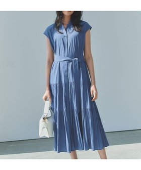 【組曲/KUMIKYOKU】の【WEB限定】ギャザーライトデシン ティアードワンピース 人気、トレンドファッション・服の通販 founy(ファニー) ファッション Fashion レディースファッション Fashion for Women ワンピース Dresses 春 Spring カーディガン Cardigan, Knitwear ギャザー Gathered, Ruffled ジャケット Jacket, Outerwear スリーブ Sleeve, Long Sleeve / Short Sleeve ティアードワンピース Tiered Dress, Flared Dress ビンテージ Vintage, Retro Style フィット Fit, Slim Fit フレア Flare, Flared フレンチ French, French Style フロント Front, Front Design ペチコート Petticoat, Underskirt 楽ちん Easy Fit, Comfortable S/S・春夏 SS, Spring/Summer, Warm Season 夏 Summer |ID:prp329100004926440