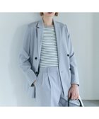 【アイシービー/iCB】のLooseWeave ダブルブレストジャケット スモーキーサックス|ID: prp329100004926444 ipo3291000000036965310