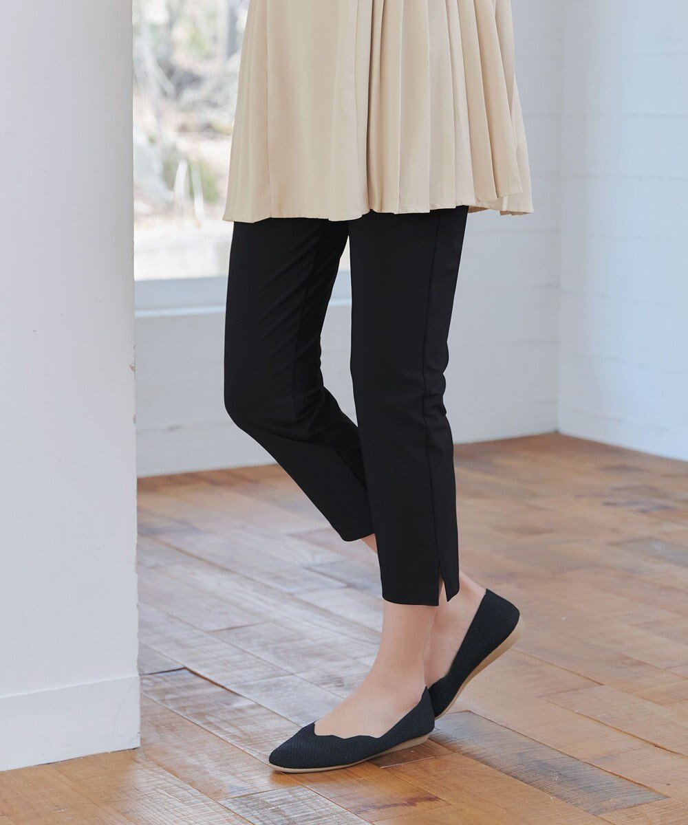 【ティアクラッセ/Tiaclasse】の【日本製】ドライモーメント裾スリットパンツ インテリア・キッズ・メンズ・レディースファッション・服の通販 founy(ファニー) ファッション Fashion レディースファッション Fashion for Women パンツ Pants & Trousers アクセサリー Fashion Accessories カーディガン Cardigan, Knitwear スリット Slit, Slit Detail チュニック Tunic, Long Top ポケット Pocket, Pocket Detail 再入荷 Restock / Back in Stock 夏 Summer 新作・新入荷 New Arrivals / New In 日本製 Made In Japan 春 Spring S/S・春夏 SS, Spring/Summer, Warm Season ブラック|ID: prp329100004926447 ipo3291000000036965325