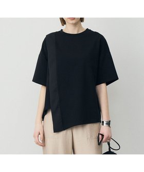 【アイシービー/iCB】の【先行予約・WEB限定】 ライトダンボール イレギュラーヘムプルオーバー 人気、トレンドファッション・服の通販 founy(ファニー) ファッション Fashion レディースファッション Fashion for Women トップス・カットソー Cut & Sew Tops シャツ・ブラウス・オフィスカジュアル Elegant Blouses & Button-Ups ロングTシャツ・Tシャツ Longline T-Shirts & Tees カジュアルプルオーバー・ニットトップス Pullovers & Knit Tops / Casual Pullovers カットソー・ベーシックTシャツ Cut-and-Sewn Tops / Stretch Tees & Basics 2026年 2026 アシンメトリー Asymmetrical Style カットソー Cut and Sewn Top ストレッチ Stretch, Stretchy Fabric ペプラム Peplum, Flared Hem 夏 Summer 春 Spring S/S・春夏 SS, Spring/Summer, Warm Season |ID:prp329100004926449