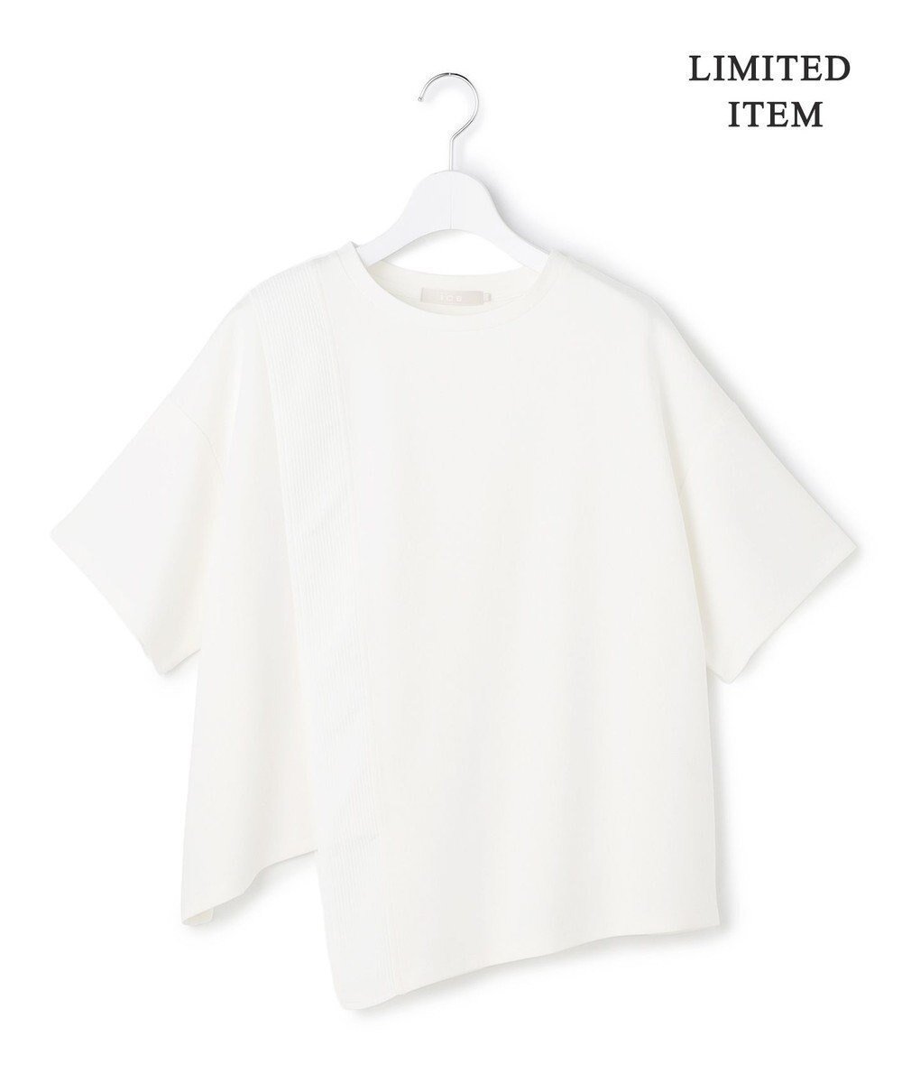 【アイシービー/iCB】の【先行予約・WEB限定】 ライトダンボール イレギュラーヘムプルオーバー インテリア・キッズ・メンズ・レディースファッション・服の通販 founy(ファニー) ファッション Fashion レディースファッション Fashion for Women トップス・カットソー Cut & Sew Tops シャツ・ブラウス・オフィスカジュアル Elegant Blouses & Button-Ups ロングTシャツ・Tシャツ Longline T-Shirts & Tees カジュアルプルオーバー・ニットトップス Pullovers & Knit Tops / Casual Pullovers カットソー・ベーシックTシャツ Cut-and-Sewn Tops / Stretch Tees & Basics 2026年 2026 アシンメトリー Asymmetrical Style カットソー Cut and Sewn Top ストレッチ Stretch, Stretchy Fabric ペプラム Peplum, Flared Hem 夏 Summer 春 Spring S/S・春夏 SS, Spring/Summer, Warm Season オフホワイト|ID: prp329100004926449 ipo3291000000036965332