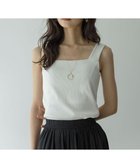 【組曲/KUMIKYOKU】のテレコスクエア タンクトップ 人気、トレンドファッション・服の通販 founy(ファニー) ファッション Fashion レディースファッション Fashion for Women トップス・カットソー Cut & Sew Tops カーディガン Cardigan, Knitwear スクエア Square, Square Shape タンク Tank Top, Sleeveless Top テクスチャー Texture, Textured Fabric テレコ Ribbed, Rib Stitch トレンド Trend, Trending Now バランス Balance, Style Balance ボーダー Border, Stripe 無地 Plain, Solid Color A/W・秋冬 Autumn/Winter S/S・春夏 SS, Spring/Summer, Warm Season おすすめ Recommended / Our Picks 夏 Summer thumbnail ホワイト系|ID: prp329100004926454 ipo3291000000036965351