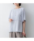 【23区/NIJYUSANKU】の【新色追加】ストレッチジョーゼット ケープデザイン カットソー 人気、トレンドファッション・服の通販 founy(ファニー) ファッション Fashion レディースファッション Fashion for Women トップス・カットソー Cut & Sew Tops シャツ・ブラウス・オフィスカジュアル Elegant Blouses & Button-Ups ロングTシャツ・Tシャツ Longline T-Shirts & Tees カットソー・ベーシックTシャツ Cut-and-Sewn Tops / Stretch Tees & Basics エレガント 上品 Elegant 春 Spring カットソー Cut and Sewn Top ジョーゼット Georgette, Semi-Sheer Fabric ストレッチ Stretch, Stretchy Fabric セットアップ Set-Up, Coordinated Outfit ノースリーブ Sleeveless, No-Sleeve 人気 Popular, Best Seller フォルム Silhouette, Form ワイド Wide, Wide Fit S/S・春夏 SS, Spring/Summer, Warm Season おすすめ Recommended / Our Picks 夏 Summer thumbnail ライトブルー系|ID: prp329100004926754 ipo3291000000036967695