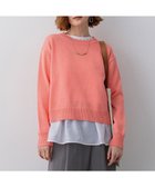 【23区/NIJYUSANKU】の【Oggi掲載】コットンギマ クルーネック ニット ピンク系|ID: prp329100004926790 ipo3291000000036967926