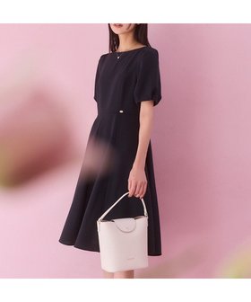 【トッカ/TOCCA】の【松木育未さん着用・00サイズあり】SWEET TEA DELIGHT ドレス 人気、トレンドファッション・服の通販 founy(ファニー) ファッション Fashion レディースファッション Fashion for Women ワンピース Dresses フォーマル・パーティードレス・結婚式用ドレス Elegant & Casual Dresses 春 Spring シンプル Simple, Minimal ストレッチ Stretch, Stretchy Fabric スリーブ Sleeve, Long Sleeve / Short Sleeve スーツ Suit, Formalwear デコルテ Décolleté, Neckline ドレス Dress, One-Piece フェミニン Feminine, Girly フレア Flare, Flared S/S・春夏 SS, Spring/Summer, Warm Season 夏 Summer エレガント 上品 Elegant 2026年 2026 |ID:prp329100004926802