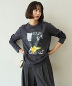 【アンフィーロ 自由区/UNFILO】のコットンスムース グラフィック ロンT 人気、トレンドファッション・服の通販 founy(ファニー) ファッション Fashion レディースファッション Fashion for Women トップス・カットソー Cut & Sew Tops シャツ・ブラウス・オフィスカジュアル Elegant Blouses & Button-Ups ロングTシャツ・Tシャツ Longline T-Shirts & Tees カットソー・ベーシックTシャツ Cut-and-Sewn Tops / Stretch Tees & Basics カットソー Cut and Sewn Top グラフィック Graphic, Graphic Design 抗菌 Antibacterial, Bacteria-Resistant シンプル Simple, Minimal ヘムライン Hemline, Bottom Cut A/W・秋冬 Autumn/Winter おすすめ Recommended / Our Picks thumbnail チャコール|ID: prp329100004932214 ipo3291000000037019328