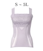 【ブラデリス ニューヨーク/BRADELIS New York】の【BRADELIS NewYork peace】楽なのに細みえバストアップシェイパー24 ブラデリスで1番の補正力 ノンワイヤーブラキャミ ボディスーツ ニッパー ブラトップ DB524102 人気、トレンドファッション・服の通販 founy(ファニー) ファッション Fashion レディースファッション Fashion for Women トップス・カットソー Cut & Sew Tops キャミソール&ノースリーブ Camisoles & Sleeveless Tops 下着・ランジェリー Lingerie & Intimates アンダーウェア・ベースインナー・肌着 Underwear / Base Layer / Undergarments アンダー Underwear Essentials サテン Satin, Glossy Fabric シェイプ Shape, Slim Fit スタイリッシュ Stylish, Fashionable スーツ Suit, Formalwear タンク Tank Top, Sleeveless Top パターン Pattern, Design Print パール Pearl, Pearl Accent ピーチ Peach, Soft Touch フィット Fit, Slim Fit ラベンダー Lavender レース Lace, Lace Fabric エレガント 上品 Elegant thumbnail ラベンダーグレー|ID: prp329100004932218 ipo3291000000037019381