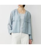 【アイシービー/iCB】の【WEB限定カラーあり】 リヨセルナイロンワッシャー Vネックブルゾン 人気、トレンドファッション・服の通販 founy(ファニー) ファッション Fashion レディースファッション Fashion for Women アウター Coat / Outerwear Collection レディースジャケット・軽アウター Jackets ブルゾンジャケット・スポーティアウター Blouson Jackets 春 Spring シアー Sheer, See-Through シンプル Simple, Minimal ジャケット Jacket, Outerwear ドローストリング Drawstring, Pull Cord フォルム Silhouette, Form ブルゾン Blouson, Bomber Jacket ブロード Broadcloth, Fine Cotton ボトム Bottoms, Lower Wear メタル Metal, Metal Parts ヨーク Yoke, Yoke Design ワッシャー Washer, Crinkled Finish S/S・春夏 SS, Spring/Summer, Warm Season 夏 Summer 2026年 2026 thumbnail サックスグレー|ID: prp329100004932231 ipo3291000000037019518