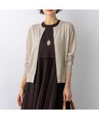 【23区/NIJYUSANKU】の【一部予約/見上愛さん着用】ピュアリネンハイゲージ カーディガン 人気、トレンドファッション・服の通販 founy(ファニー) ファッション Fashion レディースファッション Fashion for Women トップス・カットソー Cut & Sew Tops カーディガン・羽織り Layered Style Cardigans 春 Spring カーディガン Cardigan, Knitwear クラシカル Classical, Vintage-Inspired シンプル Simple, Minimal スリーブ Sleeve, Long Sleeve / Short Sleeve なめらか Smooth, Silky Texture ハーフ Half, Half-Length フロント Front, Front Design リネン Linen, Linen Fabric S/S・春夏 SS, Spring/Summer, Warm Season 夏 Summer エレガント 上品 Elegant 2026年 2026 thumbnail ベージュ系|ID: prp329100004932234 ipo3291000000037019539