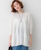 【23区/NIJYUSANKU】のシャイニーシアーニット ティアード チュニック 人気、トレンドファッション・服の通販 founy(ファニー) ファッション Fashion レディースファッション Fashion for Women トップス・カットソー Cut & Sew Tops ニット Knit Tops & Sweaters 春 Spring コンパクト Compact, Small Size シアー Sheer, See-Through セーター Sweater, Knitwear チュニック Tunic, Long Top ティアード Tiered, Tiered Style 人気 Popular, Best Seller リラックス Relax, Relaxed Fit ワイド Wide, Wide Fit S/S・春夏 SS, Spring/Summer, Warm Season 夏 Summer 旅行 Travel 2026年 2026 thumbnail ホワイト系|ID: prp329100004932274 ipo3291000000037019881