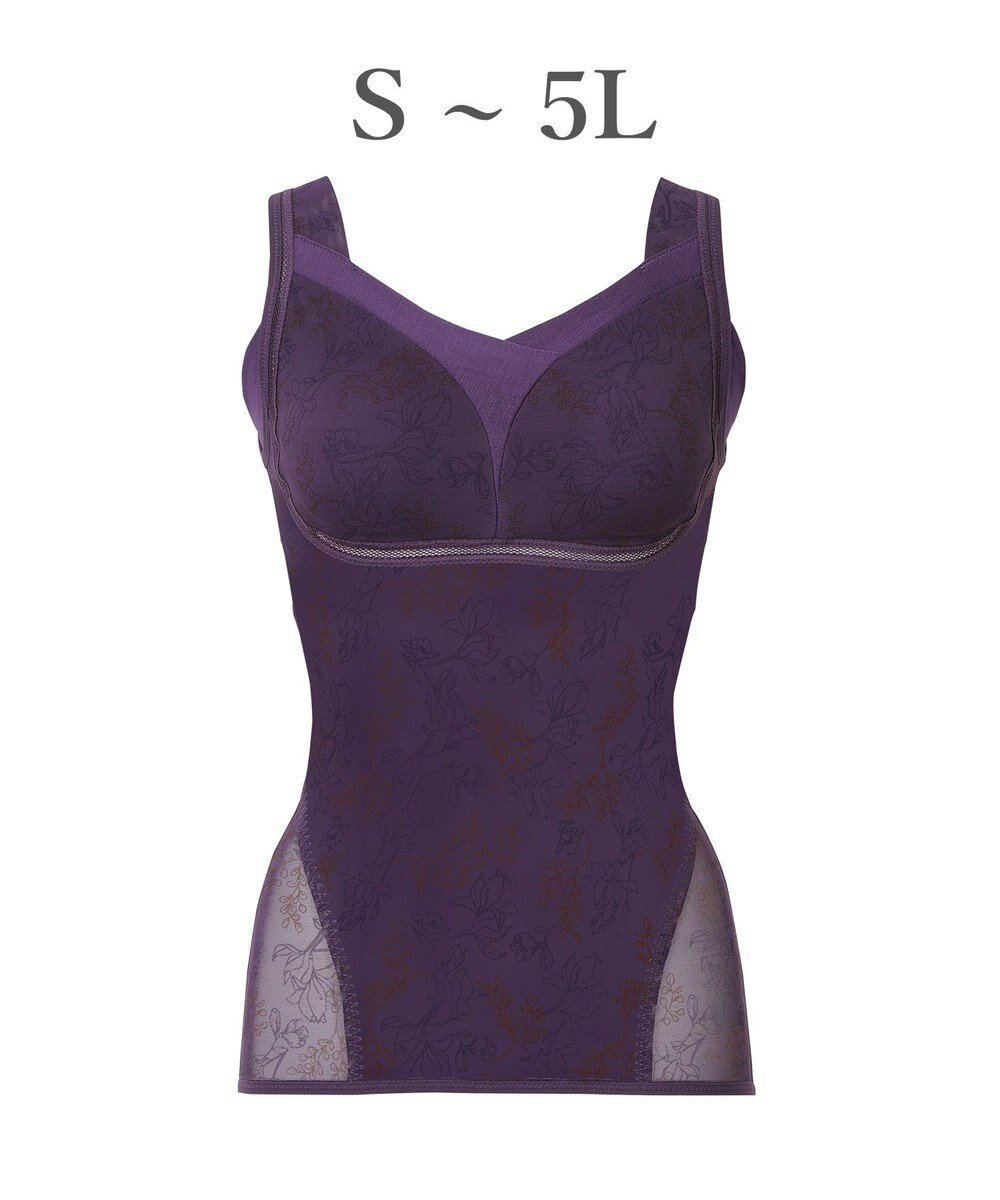 【ブラデリス ニューヨーク/BRADELIS New York】の【Yukine inc. 】ゆきねえモアソフト快適フルカップブラキャミ25 接触冷感 速乾 快適補整 ノンワイヤー ブラトップ カップ付きインナー インテリア・キッズ・メンズ・レディースファッション・服の通販 founy(ファニー) 　ファッション　Fashion　レディースファッション　Fashion for Women　トップス・カットソー　Cut & Sew Tops　キャミソール&ノースリーブ　Camisoles & Sleeveless Tops　アンダー　Underwear Essentials　インナー　Innerwear　シェイプ　Shape, Slim Fit　ショルダー　Shoulder, Shoulder Strap　ショーツ　Shorts, Short Pants　シルク　Silk, 100% Silk　シンプル　Simple, Minimal　スタイリッシュ　Stylish, Fashionable　タンク　Tank Top, Sleeveless Top　ピーチ　Peach, Soft Touch　フィット　Fit, Slim Fit　フロント　Front, Front Design　ポケット　Pocket, Pocket Detail　メッシュ　Mesh, Net Fabric　無地　Plain, Solid Color　ランジェリー　Lingerie, Intimate Wear　ローズ　Rose, Rose Motif　ワイヤー　Wire, Wired Bra　おすすめ　Recommended / Our Picks　夏　Summer　リリーアメジスト|ID: prp329100004932291 ipo3291000000037020010