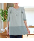 【ティアクラッセ/Tiaclasse】の【新色追加】バイカラーチュニック 人気、トレンドファッション・服の通販 founy(ファニー) ファッション Fashion レディースファッション Fashion for Women トップス・カットソー Cut & Sew Tops シャツ・ブラウス・オフィスカジュアル Elegant Blouses & Button-Ups アクセサリー Fashion Accessories 春 Spring 洗える Machine Washable 秋 Autumn カーディガン Cardigan, Knitwear 切替 Switching, Contrast Panel シンプル Simple, Minimal チュニック Tunic, Long Top 長袖 Long Sleeve, Full Sleeve バランス Balance, Style Balance ポケット Pocket, Pocket Detail S/S・春夏 SS, Spring/Summer, Warm Season 再入荷 Restock / Back in Stock 夏 Summer エレガント 上品 Elegant 新作・新入荷 New Arrivals / New In thumbnail ミント|ID: prp329100004932294 ipo3291000000037020033