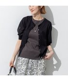 【23区/NIJYUSANKU】の【前後着用可能/洗える】シャイニーシアー 5分袖 カーディガン 人気、トレンドファッション・服の通販 founy(ファニー) ファッション Fashion レディースファッション Fashion for Women トップス・カットソー Cut & Sew Tops カーディガン・羽織り Layered Style Cardigans 春 Spring 洗える Machine Washable カーディガン Cardigan, Knitwear コンパクト Compact, Small Size トレンド Trend, Trending Now 人気 Popular, Best Seller ベーシック Basic, Essential S/S・春夏 SS, Spring/Summer, Warm Season おすすめ Recommended / Our Picks 夏 Summer 旅行 Travel エレガント 上品 Elegant 2025年 2025 2025春夏・S/S Spring/Summer 2025 SS25 thumbnail ブラック系|ID: prp329100004932311 ipo3291000000037020161