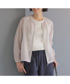 【ジェイ プレス/J.PRESS】の【季節の変わり目に】シアーブルゾン 人気、トレンドファッション・服の通販 founy(ファニー) ファッション Fashion レディースファッション Fashion for Women アウター Coat / Outerwear Collection レディースジャケット・軽アウター Jackets ブルゾンジャケット・スポーティアウター Blouson Jackets 春 Spring カットソー Cut and Sewn Top ギャザー Gathered, Ruffled ジャケット Jacket, Outerwear ブルゾン Blouson, Bomber Jacket ワーク Workwear, Utility Style S/S・春夏 SS, Spring/Summer, Warm Season 夏 Summer エレガント 上品 Elegant thumbnail ライトグレー系|ID: prp329100004932341 ipo3291000000037020397