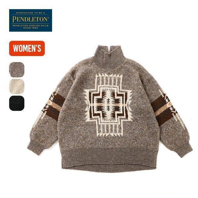 【ペンドルトン/PENDLETON】のPENDLETON ペンドルトン スリットタートルプルオーバー【ウィメンズ】 人気、トレンドファッション・服の通販 founy(ファニー) 　ファッション　Fashion　レディースファッション　WOMEN　トップス・カットソー　Tops/Tshirt　プルオーバー　Pullover　 other-1|ID: prp329100003815340 ipo3291000000025096776