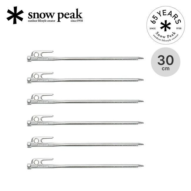 【スノーピーク/Snow Peak / GOODS】のsnow peak スノーピーク 65周年限定 クロームソリッドステーク30 6本セット インテリア・キッズ・メンズ・レディースファッション・服の通販 founy(ファニー) https://founy.com/ ホーム・キャンプ・アウトドア・お取り寄せ Home,Garden,Outdoor,Camping Gear キャンプ用品・アウトドア
 Camping Gear & Outdoor Supplies その他 雑貨 小物 Camping Tools |ID: prp329100003816451 ipo3291000000025098160