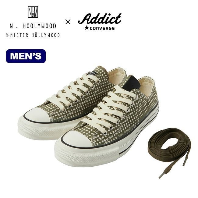 【エヌ.ハリウッド/N.HOOLYWOOD / MEN】のN.HOOLYWOOD COMPILE × CONVERSE ADDICT エヌハリウッドコンパイル×コンバースアディクト スニーカー インテリア・キッズ・メンズ・レディースファッション・服の通販 founy(ファニー) https://founy.com/ ファッション Fashion メンズファッション MEN シューズ・靴 Shoes/Men スニーカー Sneakers スニーカー Sneakers チェック Check |ID: prp329100003817349 ipo3291000000026775033