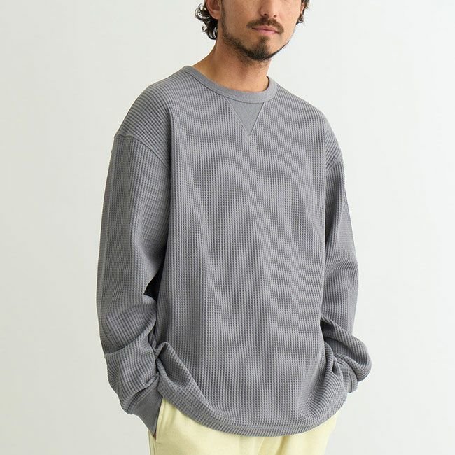 【ナンガ/NANGA / MEN】のNANGA ナンガ エコハイブリッドワッフルロングスリーブTEE 人気、トレンドファッション・服の通販 founy(ファニー) ファッション Fashion メンズファッション Fashion for Men other-1|ID: prp329100003817705 ipo3291000000033870509