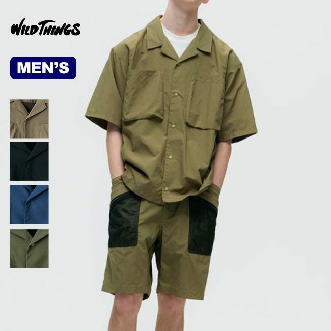 【ワイルドシングス/WILDTHINGS / MEN】のWILD THINGS ワイルドシングス サプレックスキャンプシャツ 人気、トレンドファッション・服の通販 founy(ファニー) 　ファッション　Fashion　メンズファッション　MEN　 other-1|ID: prp329100003817758 ipo3291000000029546634