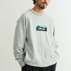 【ナンガ/NANGA】のNANGA ナンガ エコハイブリッドボックスロゴスウェットシャツ 人気、トレンドファッション・服の通販 founy(ファニー) ファッション Fashion レディースファッション Fashion for Women トップス・カットソー Cut & Sew Tops シャツ・ブラウス・オフィスカジュアル Elegant Blouses & Button-Ups レディースパーカー・カジュアルフーディー Casual Hoodies & Sweatshirts スウェット・クルーネックトップス Sweatshirts & Crewnecks / Relaxed Fit Sweat Tops |ID:prp329100003817922