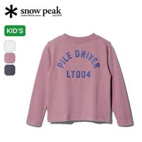 【スノーピーク/Snow Peak / KIDS】のsnow peak スノーピーク フォームプリンテッドL/S Tシャツパイルドライバー【キッズ】 人気、トレンドファッション・服の通販 founy(ファニー) ファッション Fashion キッズファッション KIDS |ID:prp329100003818061