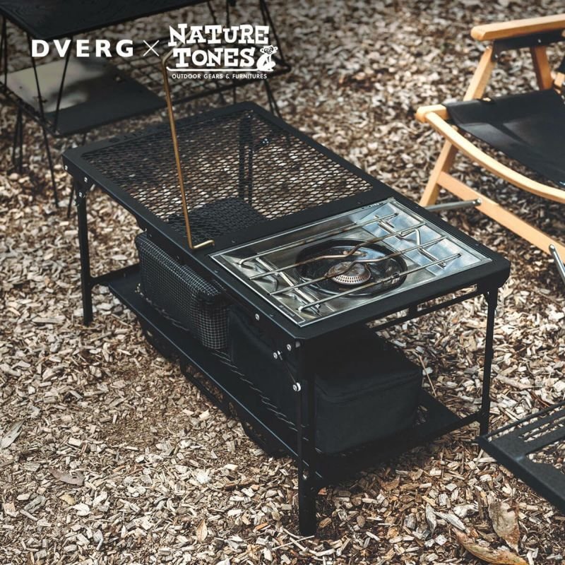 【ドベルグ/DVERG / GOODS】のDVERG × NATURE TONES ドベルグ×ネイチャートーンズ ハビットテーブル コンパクト ブラック 人気、トレンドファッション・服の通販 founy(ファニー) 　アンダー　Under　コンパクト　Compact　フレーム　Flame　ホーム・キャンプ・アウトドア・お取り寄せ　Home,Garden,Outdoor,Camping Gear　キャンプ用品・アウトドア
　Camping Gear & Outdoor Supplies　チェア テーブル　Camp Chairs, Camping Tables　 other-1|ID: prp329100003818960 ipo3291000000025101106