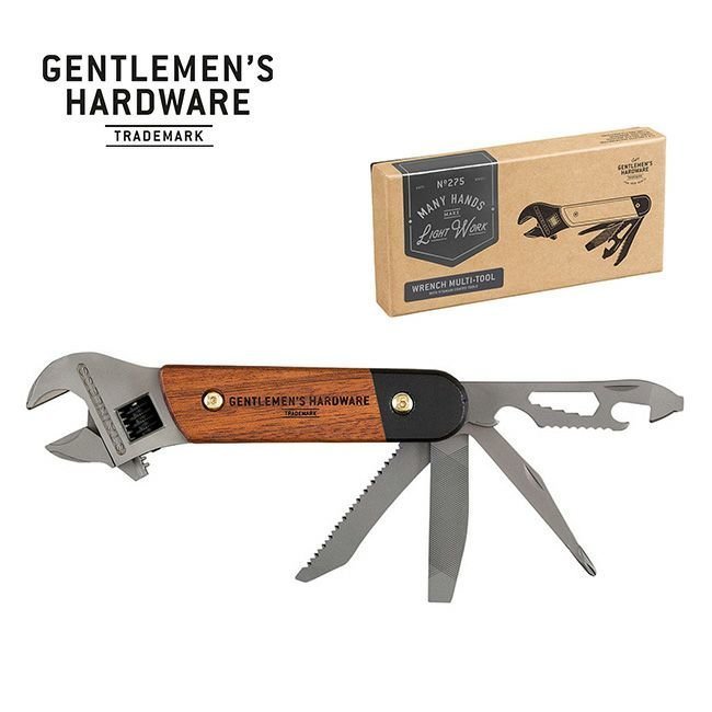 【ジェントルマン ハードウェア/Gentlemen's Hardware / GOODS】のGentlemen's Hardware ジェントルマンハードウェア レンチマルチツールウッドハンドル&チタン仕上げ 人気、トレンドファッション・服の通販 founy(ファニー) 　ウッド　Wood　ホーム・キャンプ・アウトドア・お取り寄せ　Home,Garden,Outdoor,Camping Gear　キャンプ用品・アウトドア
　Camping Gear & Outdoor Supplies　その他 雑貨 小物　Camping Tools　 other-1|ID: prp329100003820391 ipo3291000000025102613