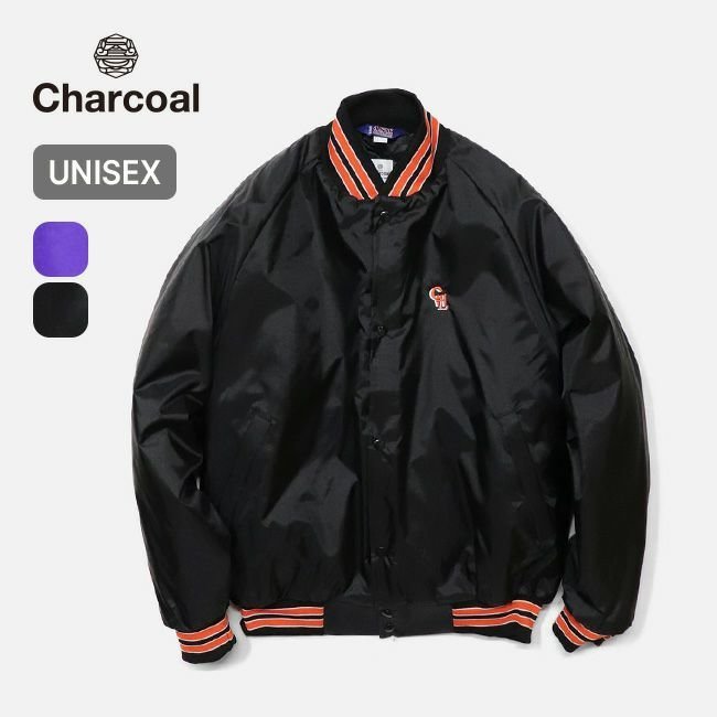 【チャコール/Charcoal】のCharcoal×Charcoal チャコール×チャコール USA アワードジャケット インテリア・キッズ・メンズ・レディースファッション・服の通販 founy(ファニー) https://founy.com/ ファッション Fashion レディースファッション WOMEN アウター Coat Outerwear ジャケット Jackets ジャケット Jacket パープル Purple |ID: prp329100003820599 ipo3291000000025102837