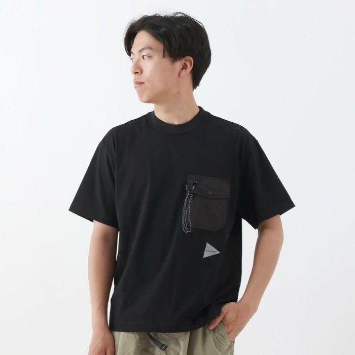 【アンドワンダー/and wander】のand wander アンドワンダー ポケットT インテリア・キッズ・メンズ・レディースファッション・服の通販 founy(ファニー) https://founy.com/ ファッション Fashion レディースファッション Ladies' Fashion Online ポケット Pocket |ID: prp329100003821281 ipo3291000000030561128