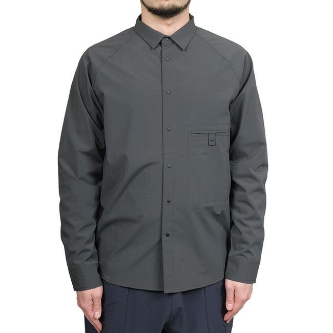 【アクシーズクイン エレメンツ/AXESQUIN ELEMENTS】のAXESQUIN ELEMENTS アクシーズクインエレメンツ ソフトシェルのショートカラーシャツ 人気、トレンドファッション・服の通販 founy(ファニー) ファッション Fashion レディースファッション Fashion for Women トップス・カットソー Cut & Sew Tops シャツ・ブラウス・オフィスカジュアル Elegant Blouses & Button-Ups ショート Short, Short Length ストレッチ Stretch, Stretchy Fabric スリーブ Sleeve, Long Sleeve / Short Sleeve ポケット Pocket, Pocket Detail other-1|ID: prp329100003821356 ipo3291000000034029623