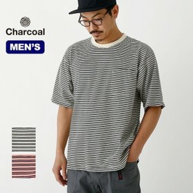 【チャコール/Charcoal / MEN】のCharcoal チャコール W/ボーダー G-Dye S/S 人気、トレンドファッション・服の通販 founy(ファニー) ファッション Fashion メンズファッション Fashion for Men ボーダー Border, Stripe 夏 Summer S/S・春夏 SS, Spring/Summer, Warm Season |ID:prp329100003821421