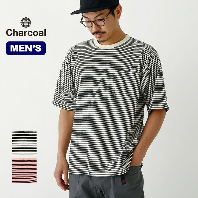 【チャコール/Charcoal / MEN】のCharcoal チャコール W/ボーダー G-Dye S/S 人気、トレンドファッション・服の通販 founy(ファニー) 　ファッション　Fashion　メンズファッション　Fashion for Men　ボーダー　Border, Stripe　夏　Summer　S/S・春夏　SS, Spring/Summer, Warm Season　 other-1|ID: prp329100003821421 ipo3291000000029016801
