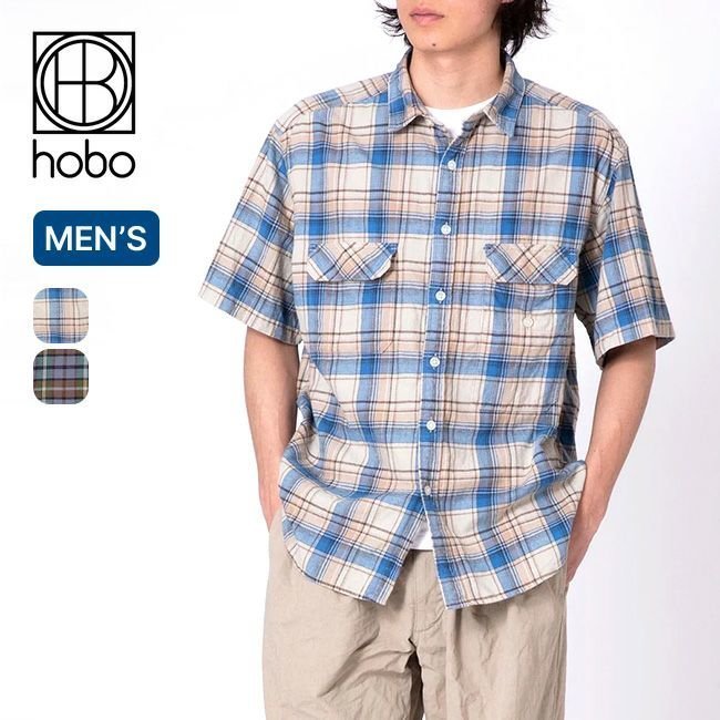 【ホーボー/hobo / MEN】のhobo ホーボー コットンフランネルヴィンテージウォッシュ チェックS/Sシャツ インテリア・キッズ・メンズ・レディースファッション・服の通販 founy(ファニー) https://founy.com/ ファッション Fashion メンズファッション MEN S/S・春夏 Ss・Spring/Summer ウォッシュ Wash ダブル Double チェック Check ポケット Pocket ラウンド Round リラックス Relax ループ Loop レギュラー Regular ヴィンテージ Vintage 夏 Summer |ID: prp329100003821581 ipo3291000000025103859