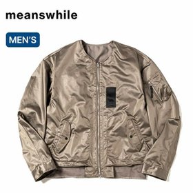 【ミーンズワイル/meanswhile / MEN】のmeanswhile ミーンズワイル ドレスサテンリバーシブル4ウェイジャケット 人気、トレンドファッション・服の通販 founy(ファニー) ファッション Fashion メンズファッション MEN ジャケット Jacket |ID:prp329100003821594