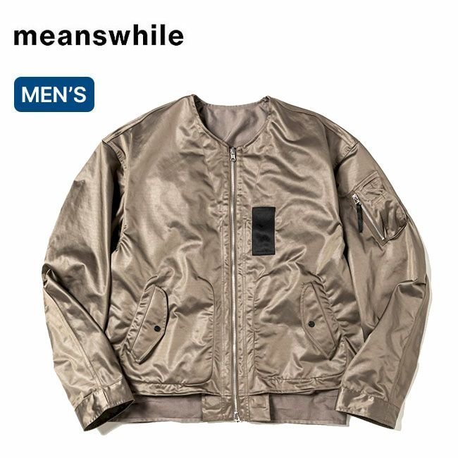 【ミーンズワイル/meanswhile / MEN】のmeanswhile ミーンズワイル ドレスサテンリバーシブル4ウェイジャケット 人気、トレンドファッション・服の通販 founy(ファニー) 　ファッション　Fashion　メンズファッション　Fashion for Men　ジャケット　Jacket, Outerwear　 other-1|ID: prp329100003821594 ipo3291000000030954060