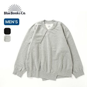 【ブルーブックスコー/Blue Books Co. / MEN】のBlue Books Co. ブルーブックスコー BBCツイスティスウェットシャツハーフジップ 人気、トレンドファッション・服の通販 founy(ファニー) ファッション Fashion メンズファッション MEN |ID:prp329100003821785