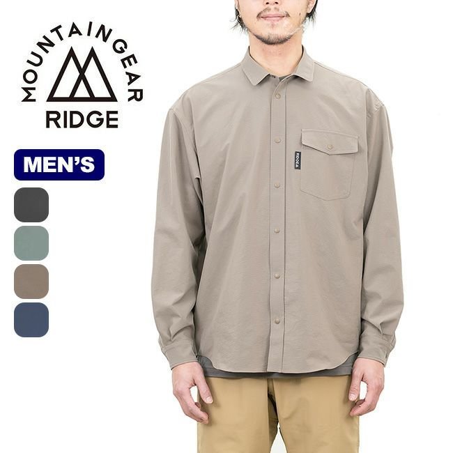 【リッジマウンテン ギア/RIDGE MOUNTAIN GEAR / MEN】のRIDGE MOUNTAIN GEAR リッジマウンテンギア ベーシックロングスリーブシャツ メンズ 人気、トレンドファッション・服の通販 founy(ファニー) 　ファッション　Fashion　メンズファッション　MEN　メンズ　Mens　 other-1|ID: prp329100003882957 ipo3291000000029017874