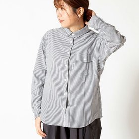 【リッジマウンテンギア/RIDGE MOUNTAIN GEAR】のRIDGE MOUNTAIN GEAR リッジマウンテンギア ベーシックロングスリーブシャツ ストライプ【ウィメンズ】 人気、トレンドファッション・服の通販 founy(ファニー) ファッション Fashion レディースファッション Fashion for Women トップス・カットソー Cut & Sew Tops シャツ・ブラウス・オフィスカジュアル Elegant Blouses & Button-Ups ストライプ Stripe, Striped Pattern |ID:prp329100003901759