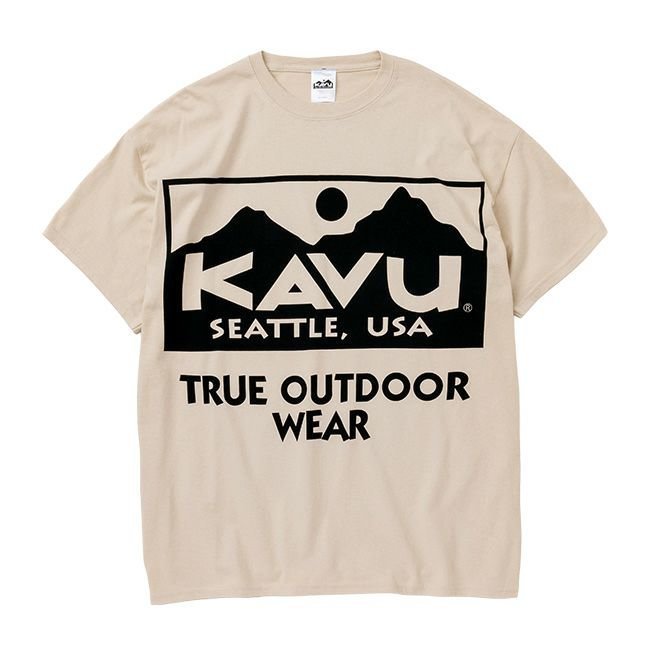 【カブー/KAVU / MEN】のKAVU カブー ビッグロゴTee インテリア・キッズ・メンズ・レディースファッション・服の通販 founy(ファニー) https://founy.com/ ファッション Fashion メンズファッション Fashion for Men ビッグ Big, Oversized |ID: prp329100003903922 ipo3291000000031119164