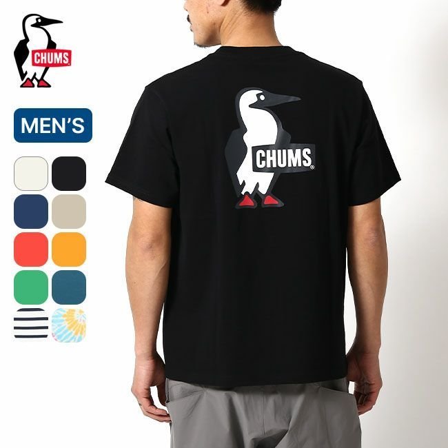 【チャムス/CHUMS / MEN】のCHUMS チャムス ブービーロゴTシャツ メンズ インテリア・キッズ・メンズ・レディースファッション・服の通販 founy(ファニー) https://founy.com/ ファッション Fashion メンズファッション MEN オレンジ Orange メンズ Mens |ID: prp329100003903935 ipo3291000000025752022