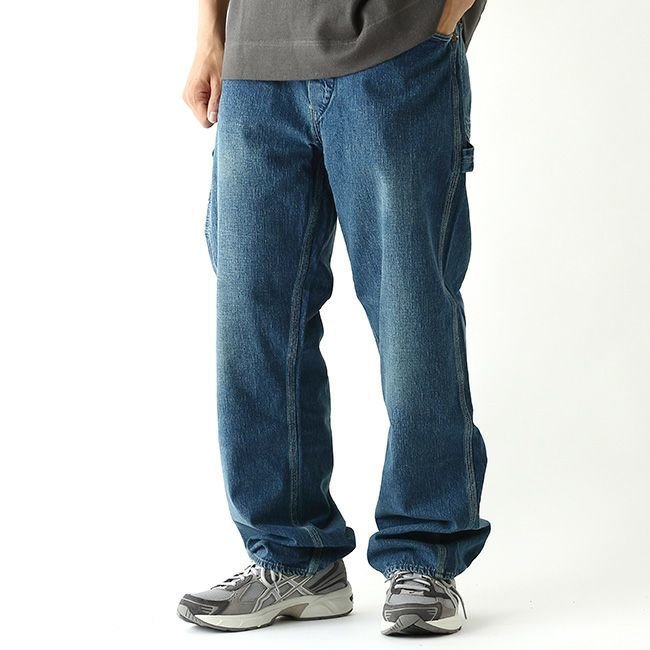 【オアスロウ/orSlow / MEN】のorslow オアスロウ デニムペインターパンツユーズドウォッシュ インテリア・キッズ・メンズ・レディースファッション・服の通販 founy(ファニー) https://founy.com/ ファッション Fashion メンズファッション Fashion for Men ボトムス Bottoms |ID: prp329100003906973 ipo3291000000035767606