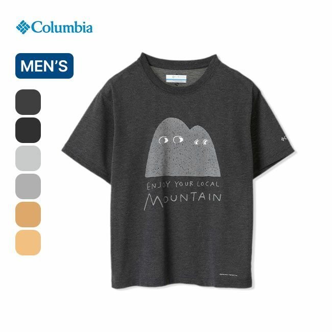 【コロンビア/Columbia / KIDS】のColumbia コロンビア エンジョイマウンテンライフショートスリーブTシャツ【キッズ】 人気、トレンドファッション・服の通販 founy(ファニー) 　ファッション　Fashion　キッズファッション　KIDS　グラフィック　Graphic　パターン　Pattern　フィット　Fit　フロント　Front　レギュラー　Regular　旅行　Travel　 other-1|ID: prp329100003917623 ipo3291000000025855844